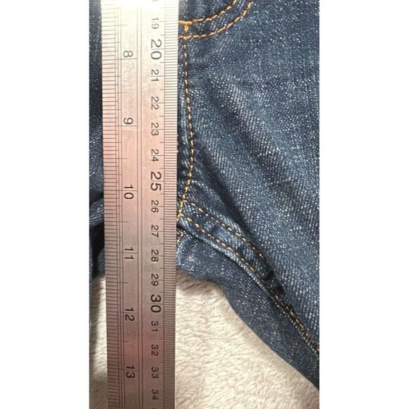 Wrangler Retro Mae Mid Rise Bootcut Blue Jeans Dark Wash Size 17 x 34 New - Picture 4 of 10